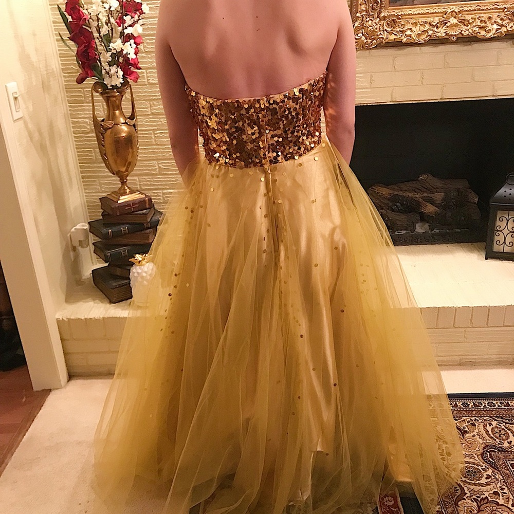 Gold Prom Dress